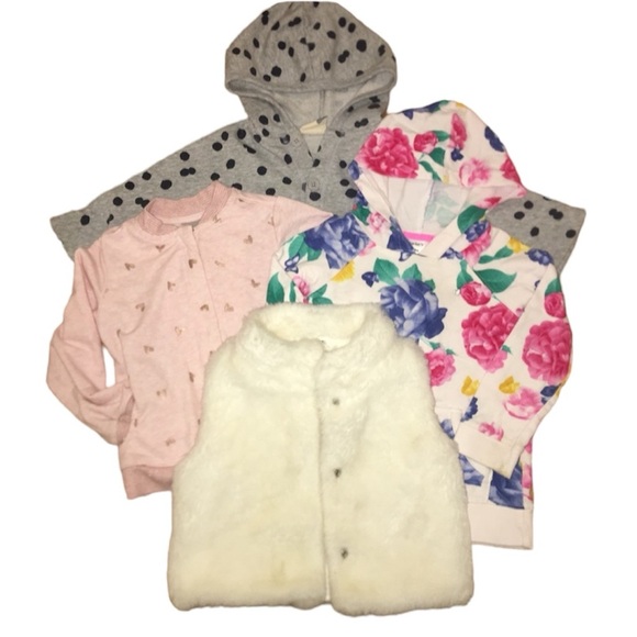 Toddler Girls 4pc Jacket/Vest Bundle Size 2T - Picture 1 of 6